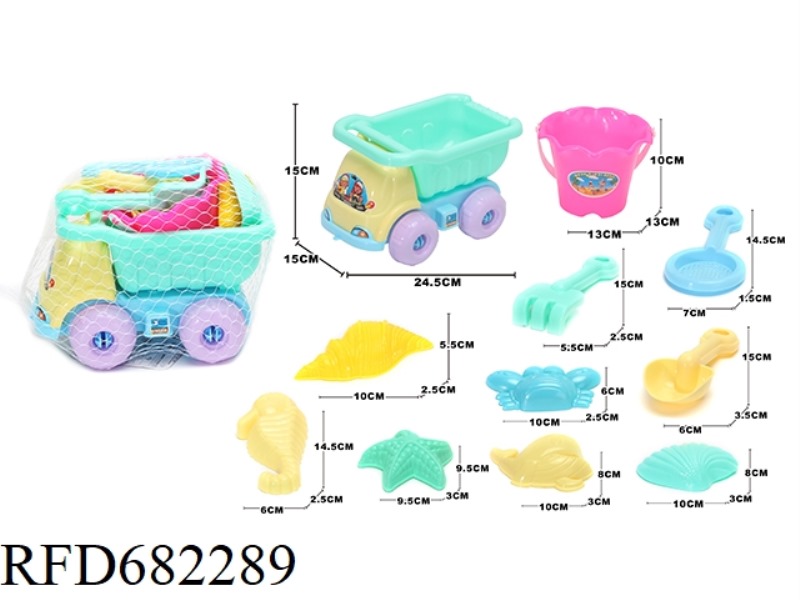 BEACH BUGGY, BUCKET (11PCS)