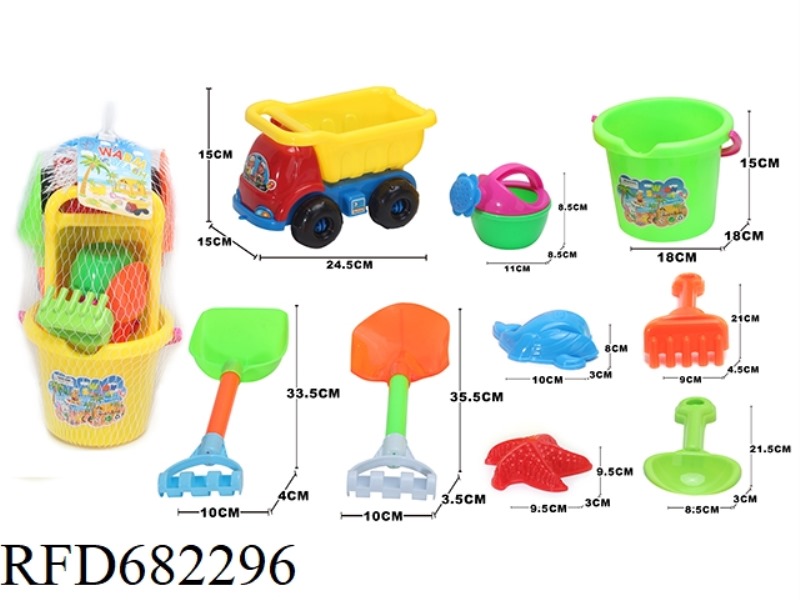BEACH BUGGY, BUCKET (9PCS)