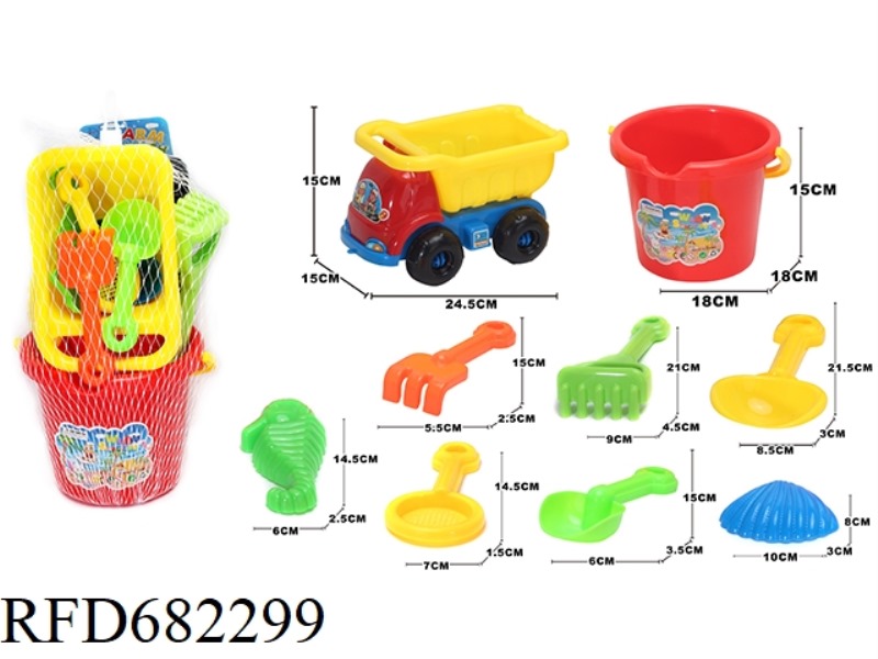 BEACH BUGGY, BUCKET (9PCS)