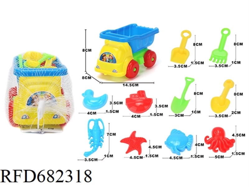 BEACH BUGGY (11PCS)