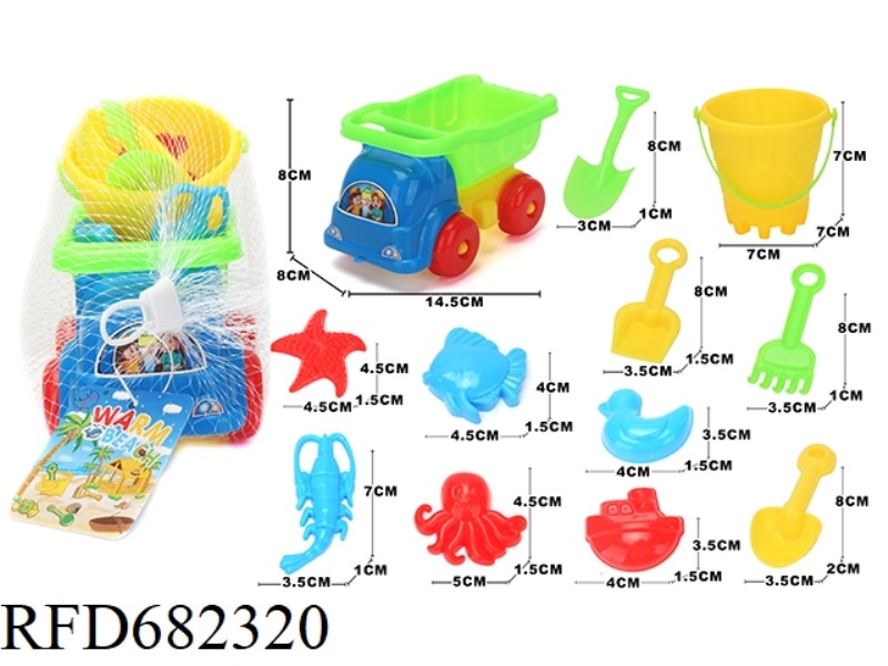 BEACH BUGGY (12PCS)