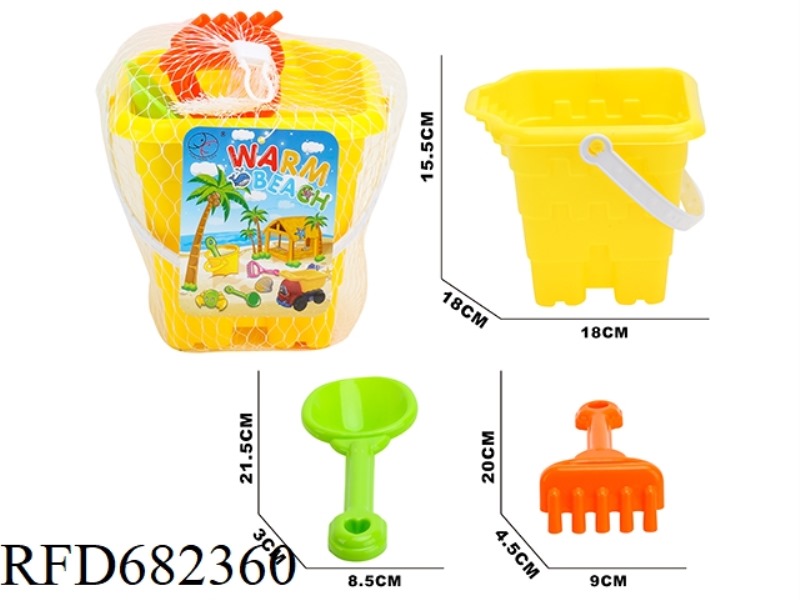 BEACH BUCKET (3PCS)