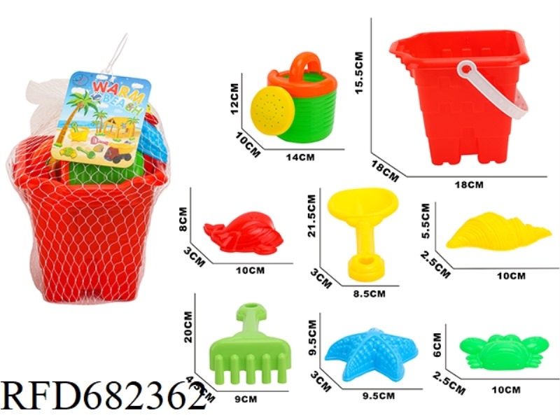 BEACH BUCKET (8PCS)