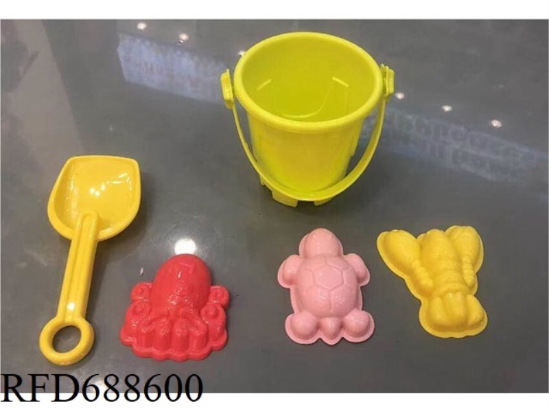 5PCS NET BAG ROUND BUCKET BEACH COVER