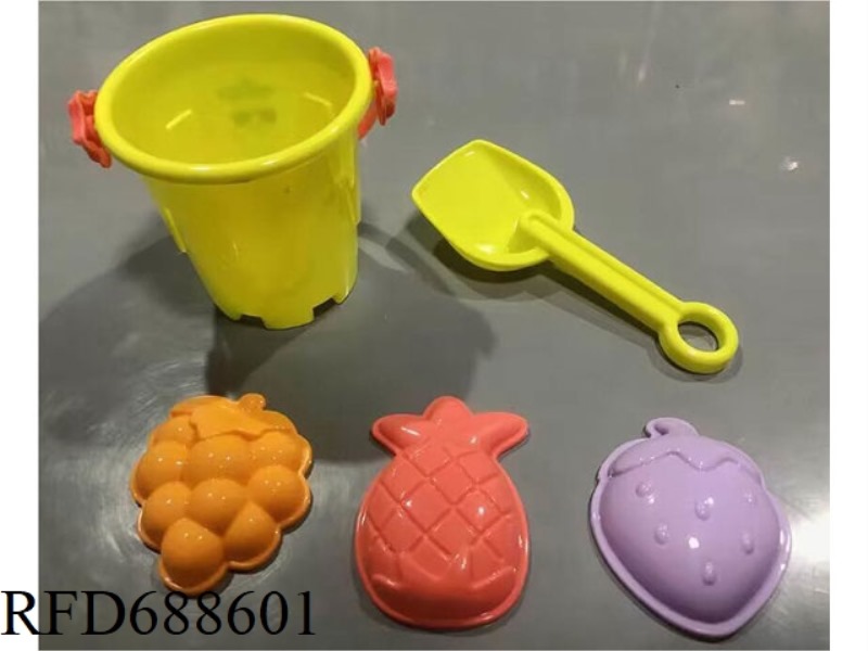 ROUND BUCKET BEACH SET 5PCS