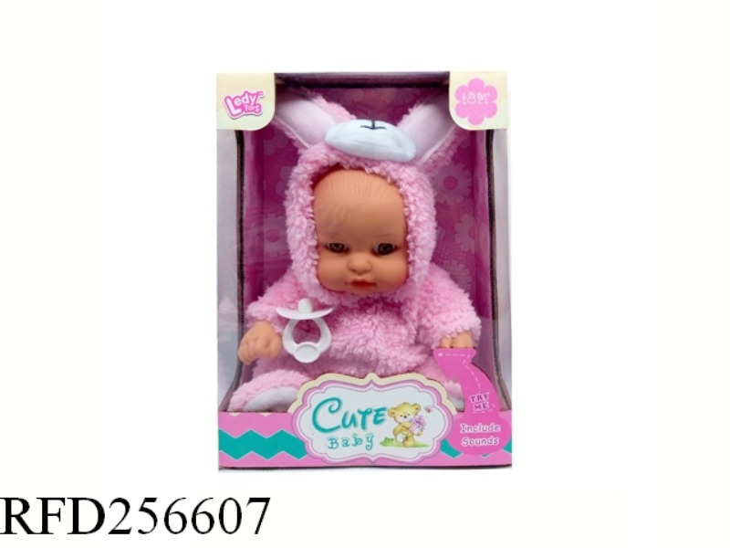 10'12 SOUND RABBIT DOLL