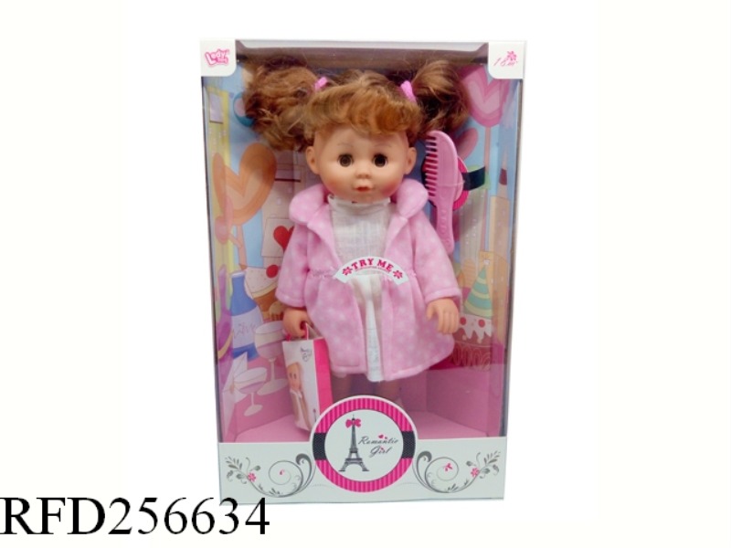 12 INCH 12 GIRL DOLLS WITH CAP PINK SUIT