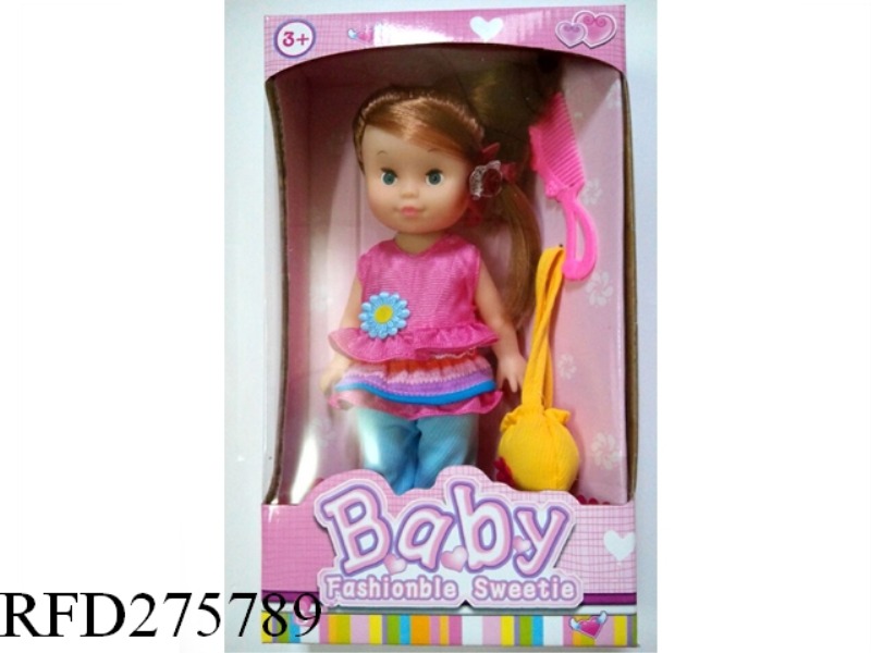 DOLL WITH BAG AND COMB