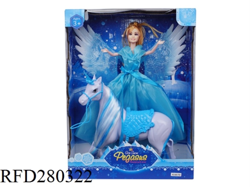 BIG FLYING HORSE BARBIE PRINCESS