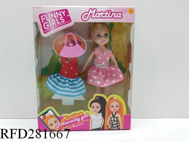6 INCH JOINT PHYSICAL BEAUTY TEEN DOLL