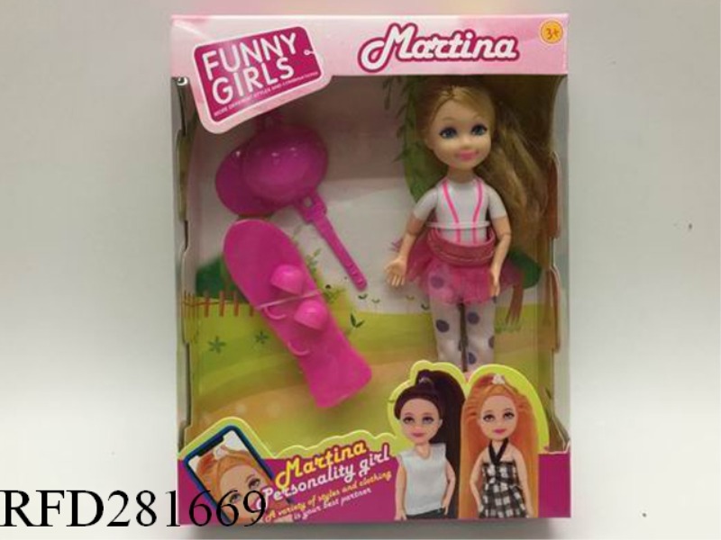 6 INCH JOINT PHYSICAL BEAUTY TEEN DOLL
