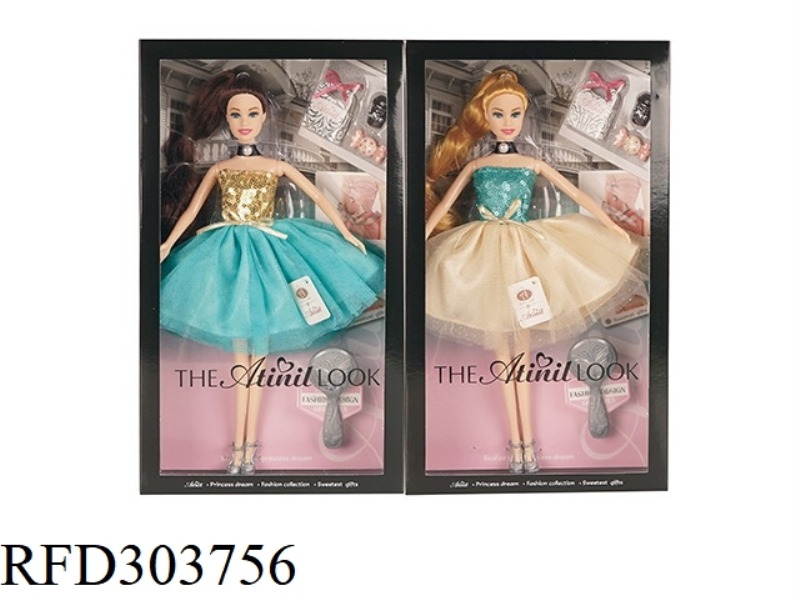 11 INCH DOLL WITH BIG FEET