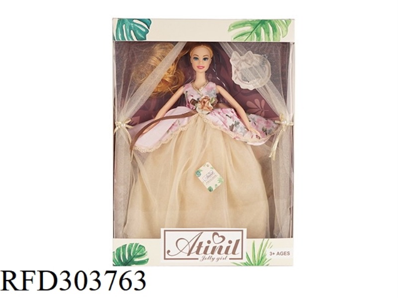 11 INCH DOLL WITH BIG FEET