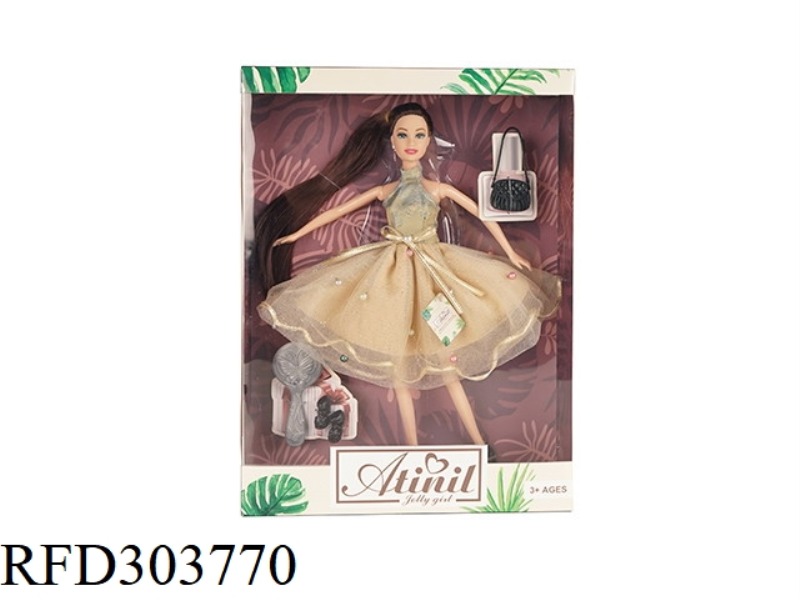 11 INCH DOLL WITH BIG FEET