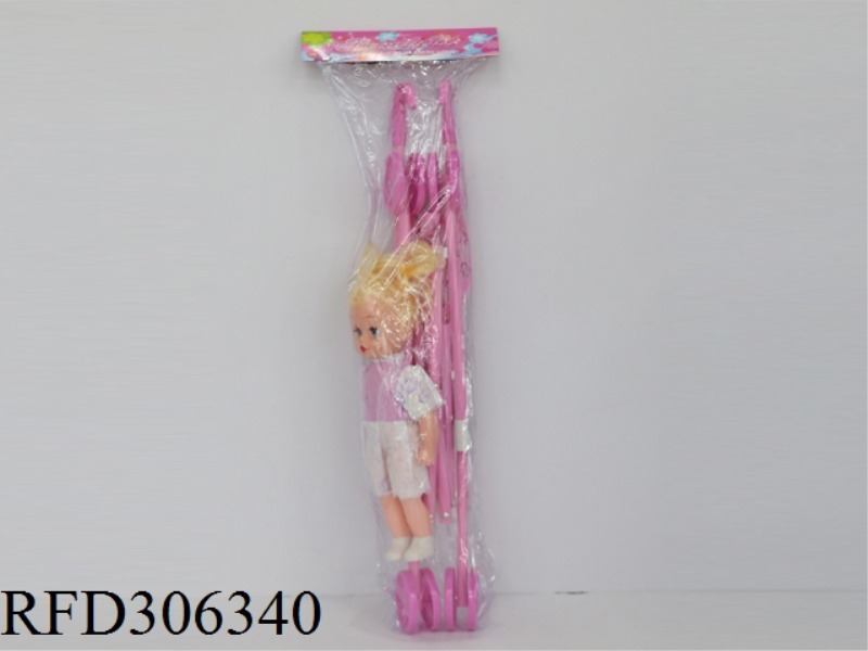 CART WITH 12 INCH BABY DOLL