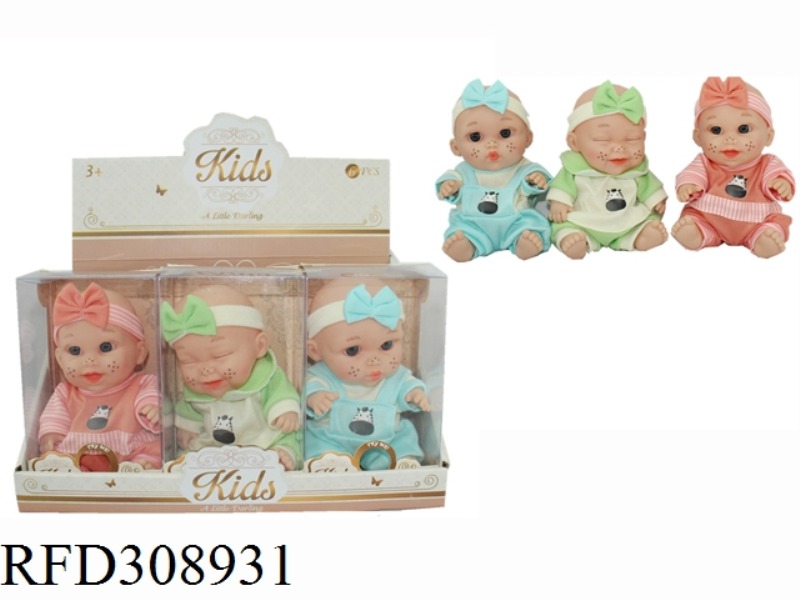 10 INCH DOLL WITH 6 SOUND IC (6PCS, 3 ASST)