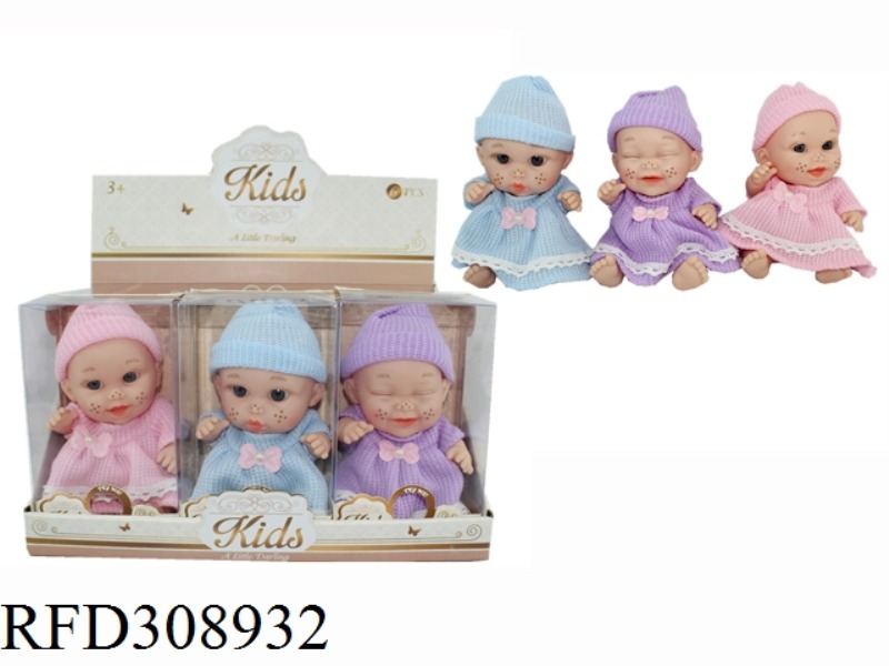 10 INCH DOLL WITH 6 SOUND IC (6PCS, 3 ASST)
