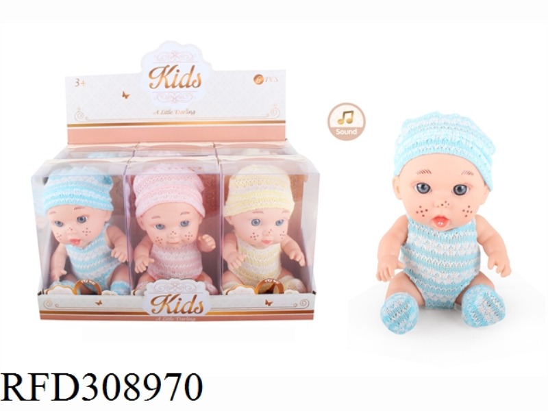 9 INCH DOLL WITH 6 SOUND IC (3 ASST)