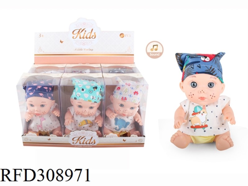 9 INCH DOLL WITH 6 SOUND IC (3 ASST)