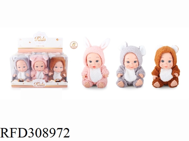 9 INCH DOLL WITH 6 SOUND IC (3 ASST)