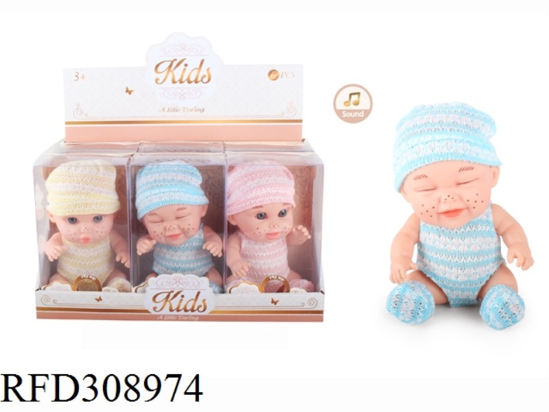 9 INCH DOLL WITH 6 SOUND IC (3 ASST)