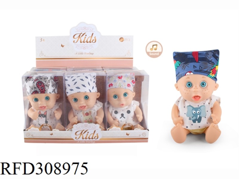 9 INCH DOLL WITH 6 SOUND IC (3 ASST)