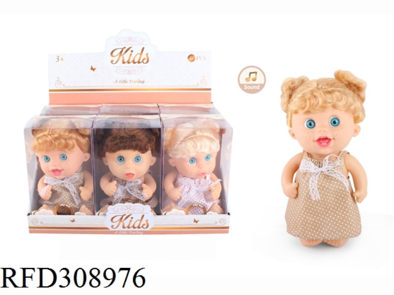9 INCH DOLL WITH 6 SOUND IC (3 ASST)