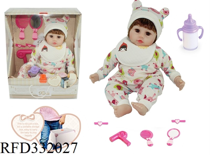 20-INCH NEWBORN BABY REBIRTH DOLL HIGH SIMULATION DOLL DOLL STORAGE BOX