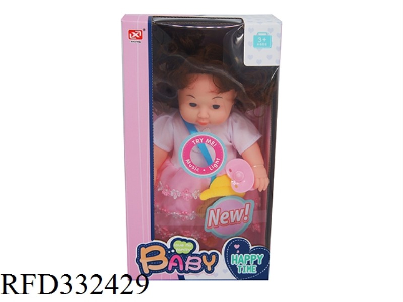 12 SOUND PACKAGE ELECTRIC 30CM VINYL BODY DOLL