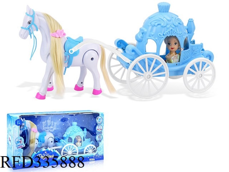 BLUE ELECTRIC MUSIC CARRIAGE.