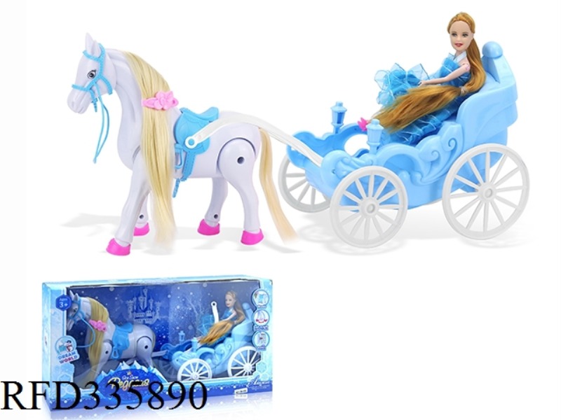 BLUE ELECTRIC MUSIC CARRIAGE.