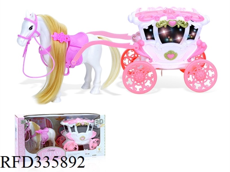 3D LIGHT MUSIC CARRIAGE.