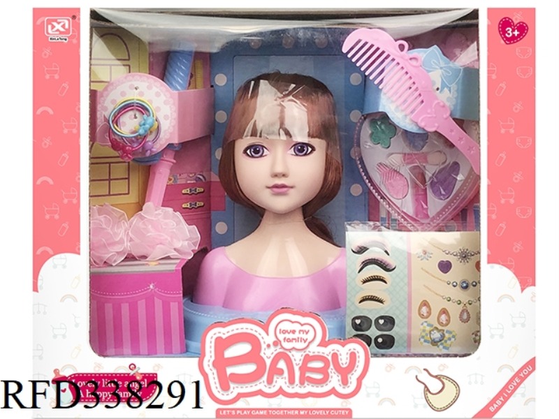 WINDOW BOX BUST DOLL
HEAD SUIT