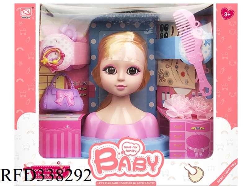 WINDOW BOX BUST DOLL
HEAD SUIT