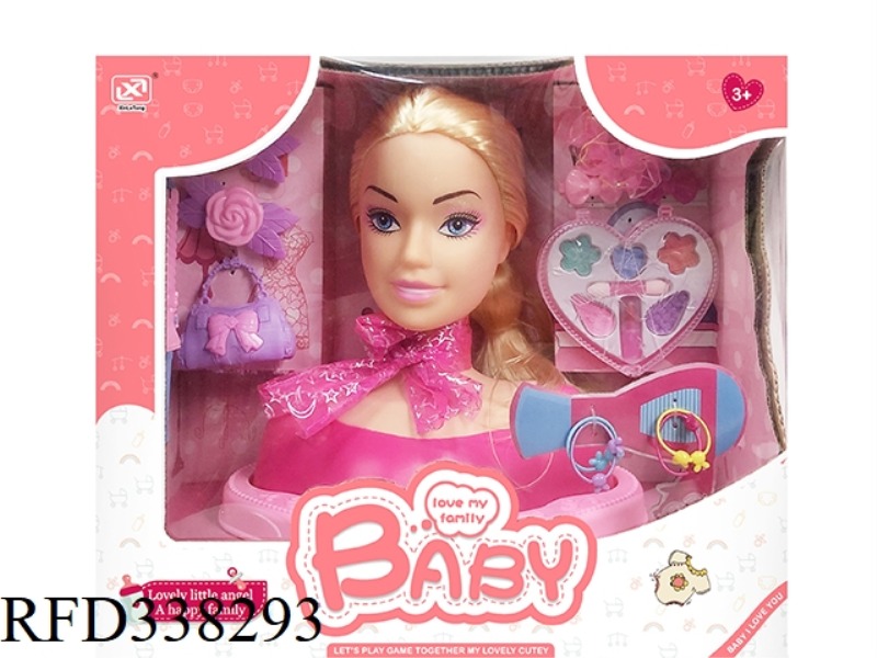 WINDOW BOX HALF-LENGTH BARBIE
DOLL WITH CHASSIS