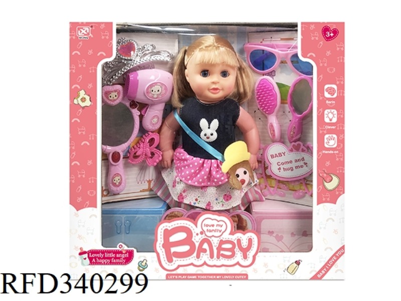 TIE PLATE 30CM DOLL JEWELRY SET