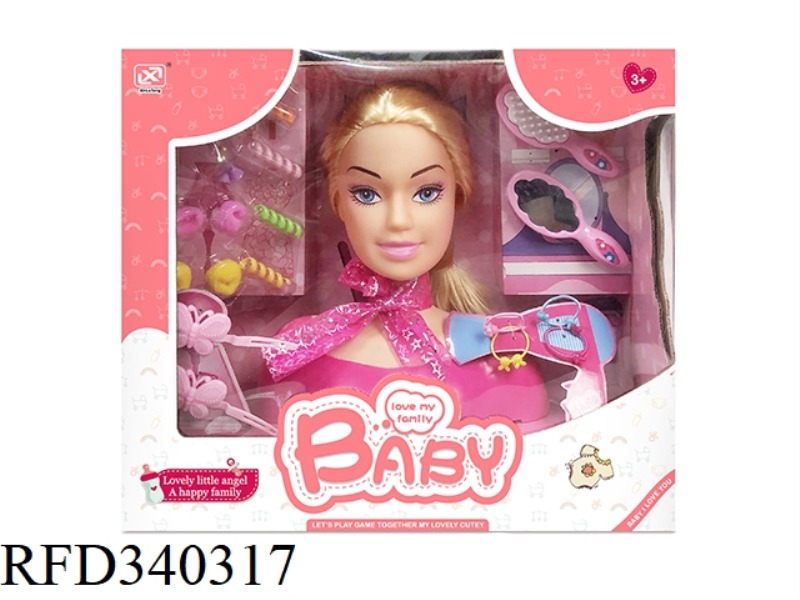 WINDOW BOX HALF-LENGTH BARBIE DOLL