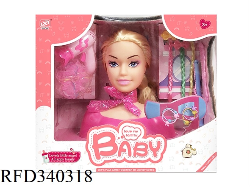WINDOW BOX HALF-LENGTH BARBIE DOLL