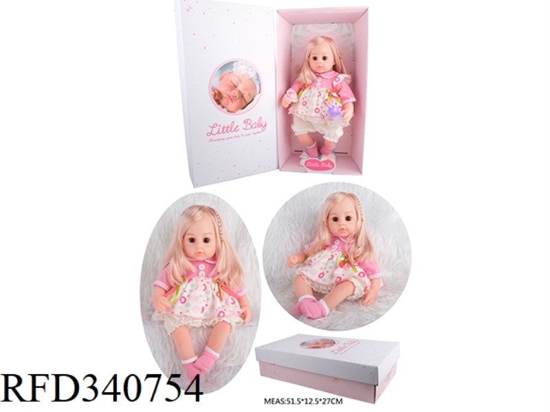 45CM SOFT PLASTIC REBIRTH DOLL SIMULATES BIRTH OF A CHILD WITH 15 SOUNDS OF IC, SOUND BY BOTH HANDS,