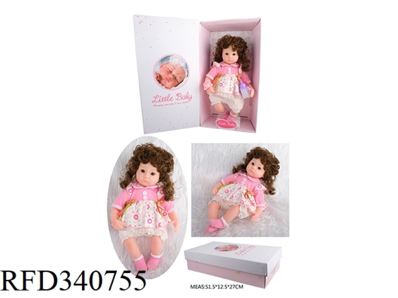 45CM SOFT PLASTIC REBIRTH DOLL SIMULATES BIRTH OF A CHILD WITH 15 SOUNDS OF IC, SOUND BY BOTH HANDS,