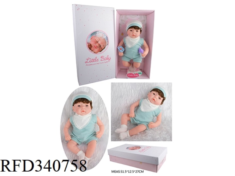 45CM SOFT PLASTIC REBIRTH DOLL SIMULATES BIRTH OF A CHILD WITH 15 SOUNDS OF IC, SOUND BY BOTH HANDS,