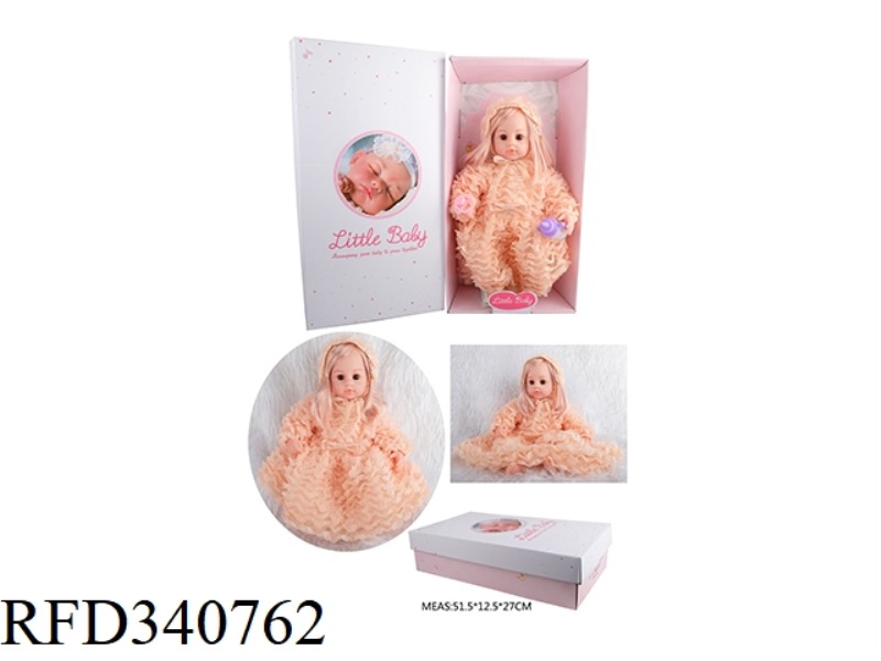 45CM SOFT PLASTIC REBIRTH DOLL SIMULATES BIRTH OF A CHILD WITH 15 SOUNDS OF IC, SOUND BY BOTH HANDS,