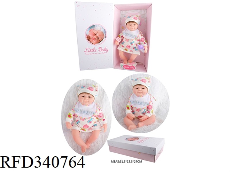 45 CM WITH ARTIFICIAL FETAL HAIR SOFT PLASTIC DOLL REGENERATION DOLL SIMULATION OF THE FIRST BORN CH
