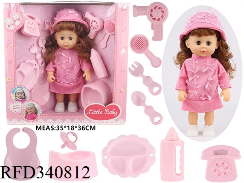 12 INCHES LINED PLASTIC BEAUTY GIRL DOLLS EVERY FAMILY 10PCS