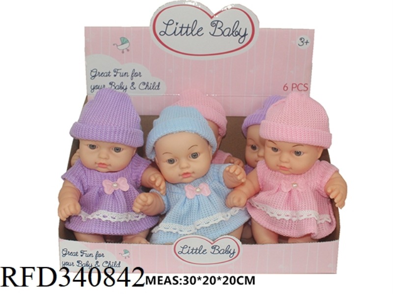 9.5 INCH DOLL WITH 4 SOUND IC, 3 MIXED