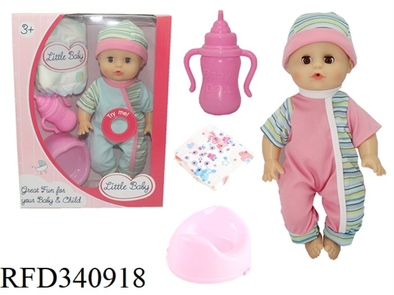 13 INCH DOLL DRINK WATER PEE PEE BELT 4 SOUND IC