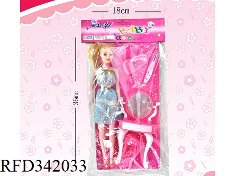 11 INCH BARBIE DRESSING TABLE