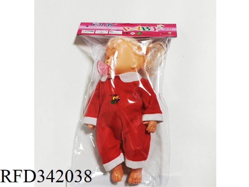 12 INCH GENUINE CHRISTMAS DOLL PLUS MUSIC (FEMALE)