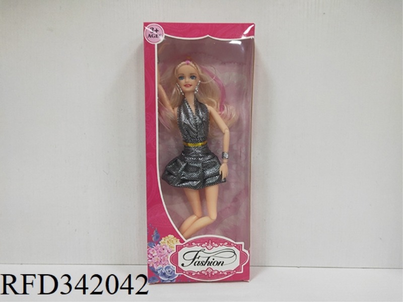 REAL BODY TWELVE JOINT BARBIE (WEARING SHORT SKIRT)