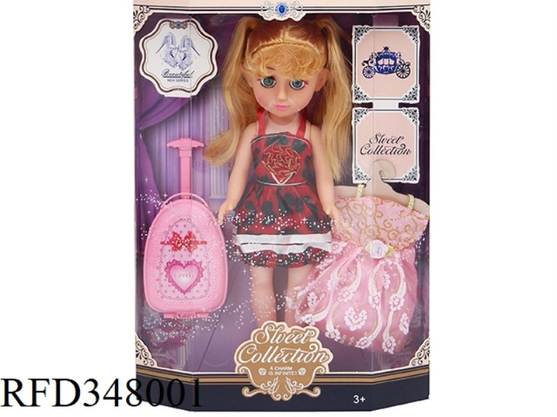 12 INCH DOLL 28 CM VINYL HANDS, LIVELY (WILL BLINK) BARBIE WITH IC MUSIC